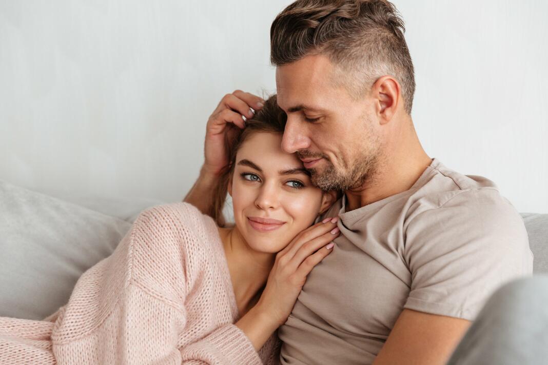 Couple enjoying renewed vitality and connection